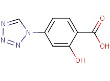 2-hydroxy-4-(1H-tetrazol-1-yl)benzoic acid 2-hydroxy-4-(1H-tetrazol-1-yl)benzoic acid