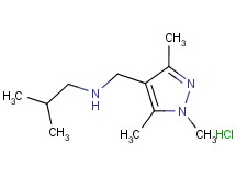 2-methyl-N-[(1,3,5-trimethyl-1H-pyrazol-4-yl)methyl]-1-propanamine hydrochloride