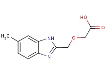 [(6-methyl-1H-benzimidazol-2-yl)methoxy]acetic acid