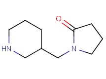 1-(piperidin-3-ylmethyl)pyrrolidin-2-one