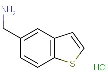 (1-benzothien-5-ylmethyl)amine hydrochloride (1-benzothien-5-ylmethyl)amine hydrochloride