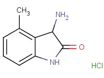3-amino-4-methyl-1,3-dihydro-2H-indol-2-one hydrochloride 3-amino-4-methyl-1,3-dihydro-2H-indol-2-one hydrochloride