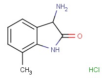 3-amino-7-methyl-1,3-dihydro-2H-indol-2-one hydrochloride 3-amino-7-methyl-1,3-dihydro-2H-indol-2-one hydrochloride