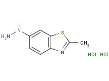 6-hydrazino-2-methyl-1,3-benzothiazole dihydrochloride 6-hydrazino-2-methyl-1,3-benzothiazole dihydrochloride