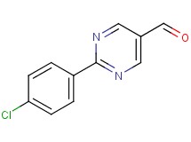 2-(4-chlorophenyl)pyrimidine-5-carbaldehyde 2-(4-chlorophenyl)pyrimidine-5-carbaldehyde