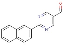 2-(2-naphthyl)pyrimidine-5-carbaldehyde 2-(2-naphthyl)pyrimidine-5-carbaldehyde