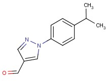 1-(4-isopropylphenyl)-1H-pyrazole-4-carbaldehyde 1-(4-isopropylphenyl)-1H-pyrazole-4-carbaldehyde