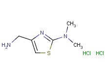 4-(aminomethyl)-N,N-dimethyl-1,3-thiazol-2-amine dihydrochloride 4-(aminomethyl)-N,N-dimethyl-1,3-thiazol-2-amine dihydrochloride