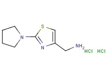 {[2-(1-pyrrolidinyl)-1,3-thiazol-4-yl]methyl}amine dihydrochloride