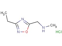 [(3-ethyl-1,2,4-oxadiazol-5-yl)methyl]methylamine hydrochloride