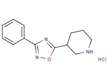 3-(3-phenyl-1,2,4-oxadiazol-5-yl)piperidine hydrochloride