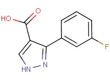 3-(3-fluorophenyl)-1H-pyrazole-4-carboxylic acid 3-(3-fluorophenyl)-1H-pyrazole-4-carboxylic acid