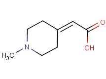 (1-methylpiperidin-4-ylidene)acetic acid (1-methylpiperidin-4-ylidene)acetic acid