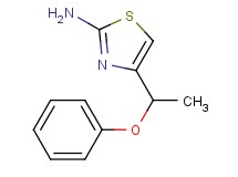 4-(1-phenoxyethyl)-1,3-thiazol-2-amine 4-(1-phenoxyethyl)-1,3-thiazol-2-amine