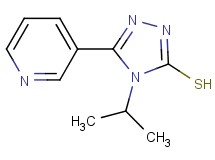 4-isopropyl-5-pyridin-3-yl-4H-1,2,4-triazole-3-thiol