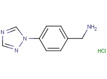 [4-(1H-1,2,4-triazol-1-yl)benzyl]amine hydrochloride
