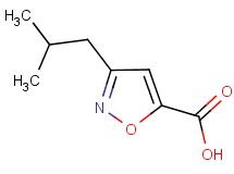 3-isobutylisoxazole-5-carboxylic acid 3-isobutylisoxazole-5-carboxylic acid