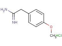 2-(4-methoxyphenyl)ethanimidamide hydrochloride 2-(4-methoxyphenyl)ethanimidamide hydrochloride