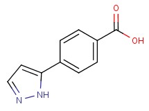 4-(1H-pyrazol-5-yl)benzoic acid 4-(1H-pyrazol-5-yl)benzoic acid