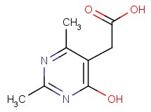 (4-hydroxy-2,6-dimethylpyrimidin-5-yl)acetic acid (4-hydroxy-2,6-dimethylpyrimidin-5-yl)acetic acid