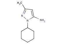 1-cyclohexyl-3-methyl-1H-pyrazol-5-amine 1-cyclohexyl-3-methyl-1H-pyrazol-5-amine