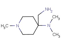 4-(aminomethyl)-N,N,1-trimethylpiperidin-4-amine 4-(aminomethyl)-N,N,1-trimethylpiperidin-4-amine