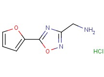 {[5-(2-furyl)-1,2,4-oxadiazol-3-yl]methyl}amine hydrochloride