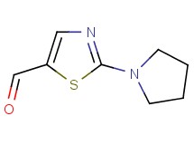 2-pyrrolidin-1-yl-1,3-thiazole-5-carbaldehyde 2-pyrrolidin-1-yl-1,3-thiazole-5-carbaldehyde