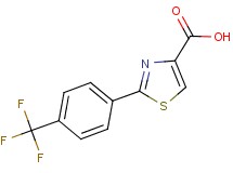 2-[4-(trifluoromethyl)phenyl]-1,3-thiazole-4-carboxylic acid