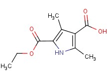 5-(ethoxycarbonyl)-2,4-dimethyl-1H-pyrrole-3-carboxylic acid 5-(ethoxycarbonyl)-2,4-dimethyl-1H-pyrrole-3-carboxylic acid