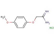2-(4-methoxyphenoxy)ethanimidamide hydrochloride 2-(4-methoxyphenoxy)ethanimidamide hydrochloride