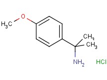 [1-(4-methoxyphenyl)-1-methylethyl]amine hydrochloride
