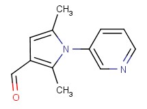 2,5-dimethyl-1-pyridin-3-yl-1H-pyrrole-3-carbaldehyde 2,5-dimethyl-1-pyridin-3-yl-1H-pyrrole-3-carbaldehyde