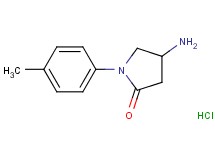 4-amino-1-(4-methylphenyl)-2-pyrrolidinone hydrochloride 4-amino-1-(4-methylphenyl)-2-pyrrolidinone hydrochloride