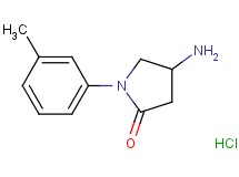 4-amino-1-(3-methylphenyl)-2-pyrrolidinone hydrochloride 4-amino-1-(3-methylphenyl)-2-pyrrolidinone hydrochloride
