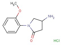4-amino-1-(2-methoxyphenyl)-2-pyrrolidinone hydrochloride 4-amino-1-(2-methoxyphenyl)-2-pyrrolidinone hydrochloride