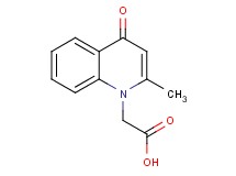 (2-methyl-4-oxo-1(4H)-quinolinyl)acetic acid (2-methyl-4-oxo-1(4H)-quinolinyl)acetic acid