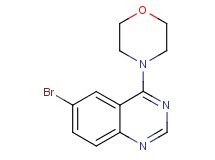 6-bromo-4-morpholin-4-ylquinazoline 6-bromo-4-morpholin-4-ylquinazoline