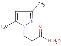 3-(3,5-dimethyl-1H-pyrazol-1-yl)propanal hydrate 3-(3,5-dimethyl-1H-pyrazol-1-yl)propanal hydrate