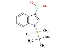 {1-[tert-butyl(dimethyl)silyl]-1H-indol-3-yl}boronic acid