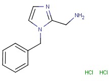 [(1-benzyl-1H-imidazol-2-yl)methyl]amine dihydrochloride