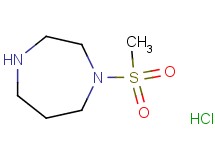 1-(methylsulfonyl)-1,4-diazepane hydrochloride