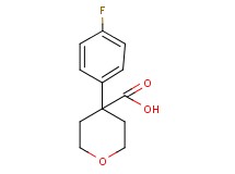 4-(4-fluorophenyl)tetrahydro-2H-pyran-4-carboxylic acid 4-(4-fluorophenyl)tetrahydro-2H-pyran-4-carboxylic acid