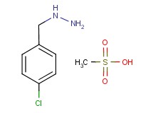 (4-chlorobenzyl)hydrazine methanesulfonate (4-chlorobenzyl)hydrazine methanesulfonate