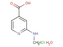 2-(methylamino)isonicotinic acid hydrochloride hydrate 2-(methylamino)isonicotinic acid hydrochloride hydrate