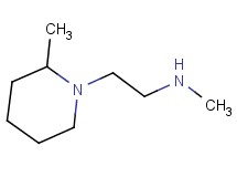 N-methyl-2-(2-methylpiperidin-1-yl)ethanamine N-methyl-2-(2-methylpiperidin-1-yl)ethanamine