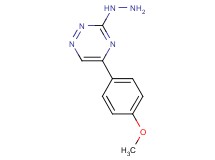3-hydrazino-5-(4-methoxyphenyl)-1,2,4-triazine 3-hydrazino-5-(4-methoxyphenyl)-1,2,4-triazine