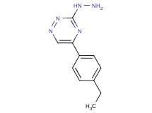 5-(4-ethylphenyl)-3-hydrazino-1,2,4-triazine 5-(4-ethylphenyl)-3-hydrazino-1,2,4-triazine