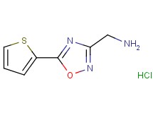 {[5-(2-thienyl)-1,2,4-oxadiazol-3-yl]methyl}amine hydrochloride
