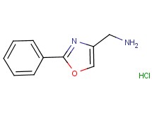 [(2-phenyl-1,3-oxazol-4-yl)methyl]amine hydrochloride